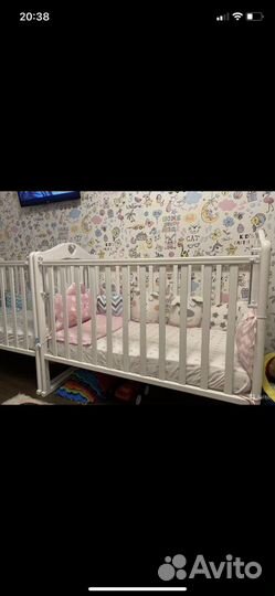 Бортики в кроватку для девочки