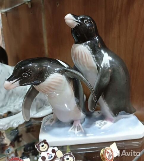 Пингвины фарфор Песочное