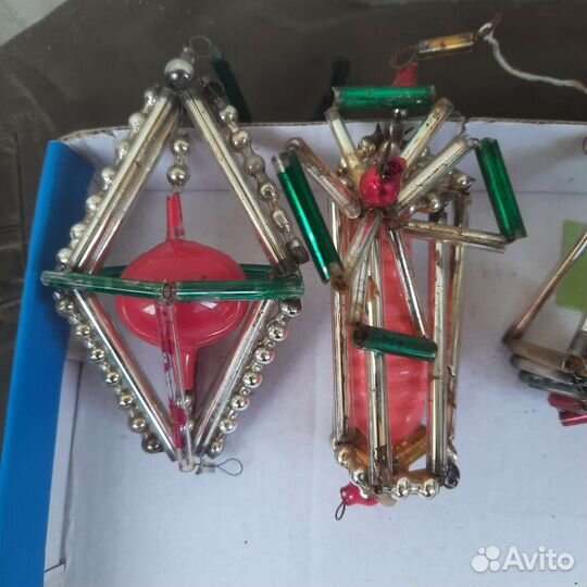 Елочные игрушки, Стеклярус