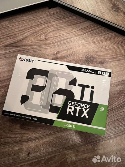 Palit rtx 3060 ti с коробкой