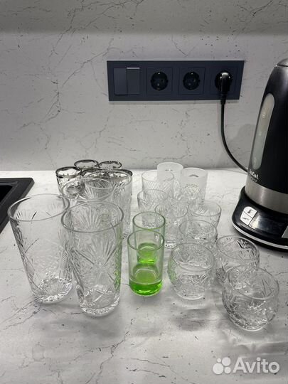 Хрустальные стаканы СССР