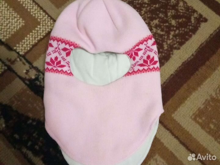 Шапка шлем 44 46 зимняя