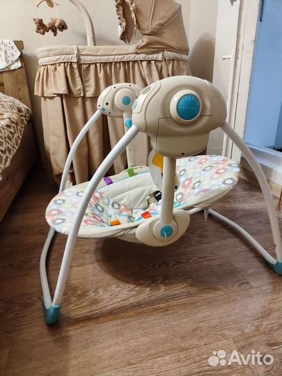 Детские электронные качели с рождения