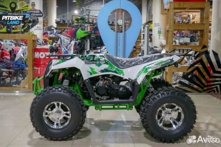 Квадроцикл Wels ATV Thunder EVO 200 X2 бело-зел