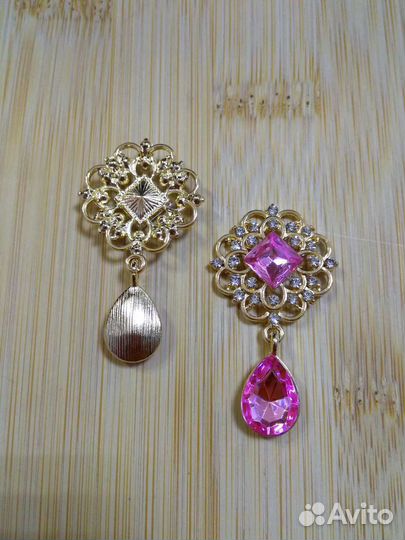 Ювелирная серединка, стразы, брошки