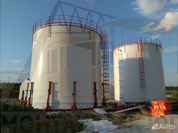 Резервуары вертикальные рвс 300/500/700/1000м3 под