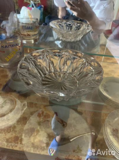 Хрустальная вазочка СССР