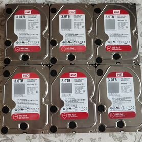 Жёсткие диски Western Digital Red 3 Tb новые