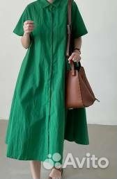 Платье - рубашка хлопок 50-52 р-р