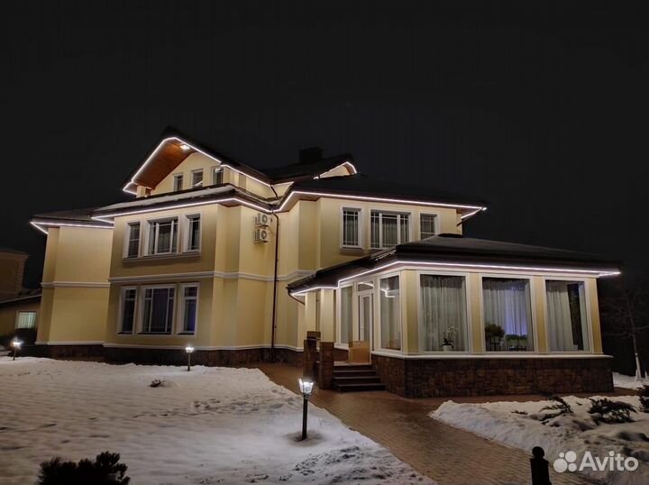 Освещение по контуру