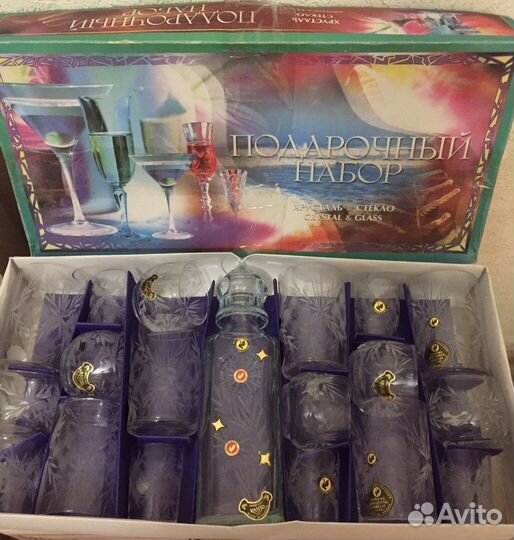 Подарочный набор хрусталь стекло