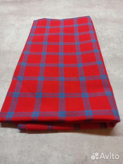 Ткань яркая плательная полу шерсть СССР
