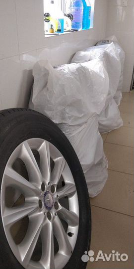Диски с шинами r18 оригинал Мерседес