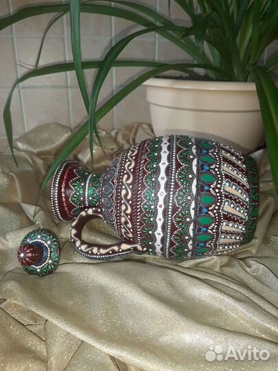 Кувшины точечная роспись