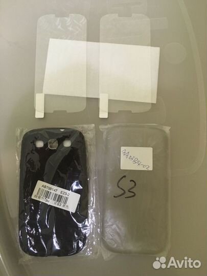 Защитное стекло и чехлы Самсунг S3