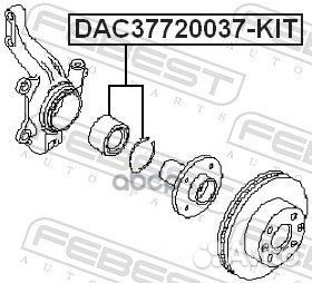 Подшипник ступ.renault logan I-II/sandero 04- п