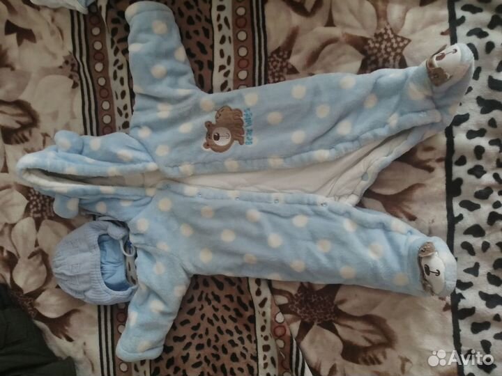 Одежда пакетом для мальчика размер 52-74