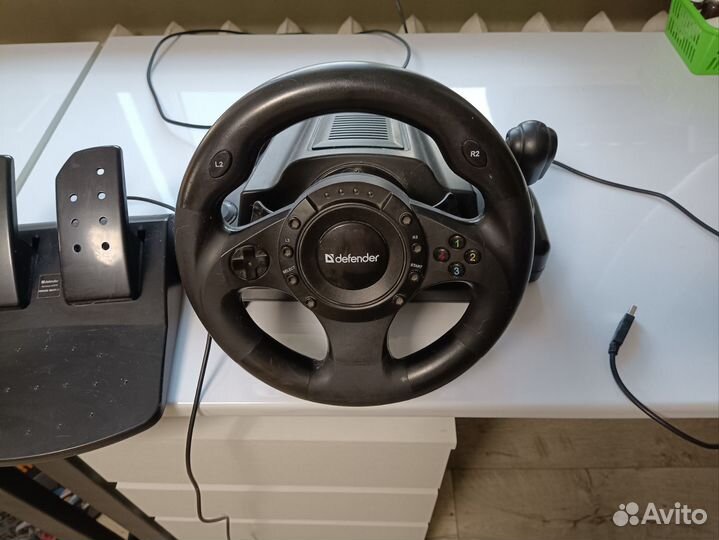 Руль игровой Defender Forsage Drift GT