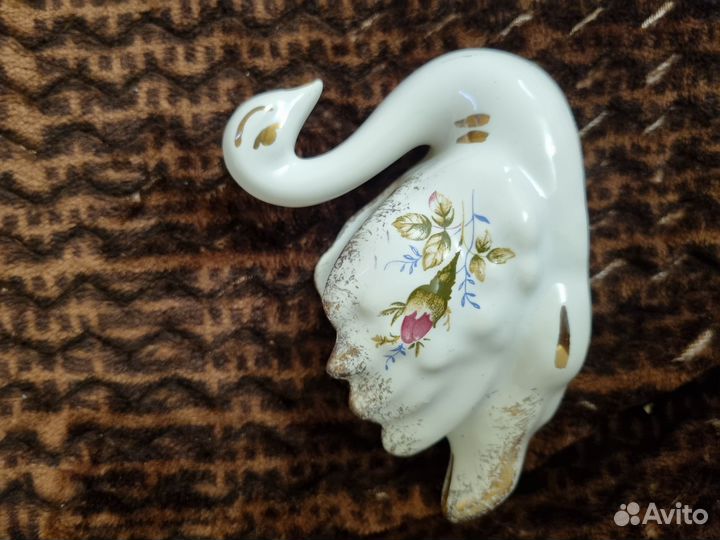 Статуэтки лебеди фарфор Chodziez Poland