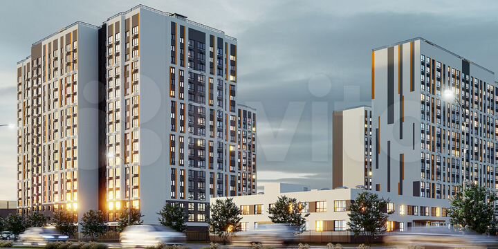 1-к. квартира, 37,1 м², 17/18 эт.