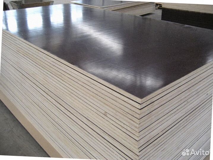 Фанера ламинированная 6-40 мм