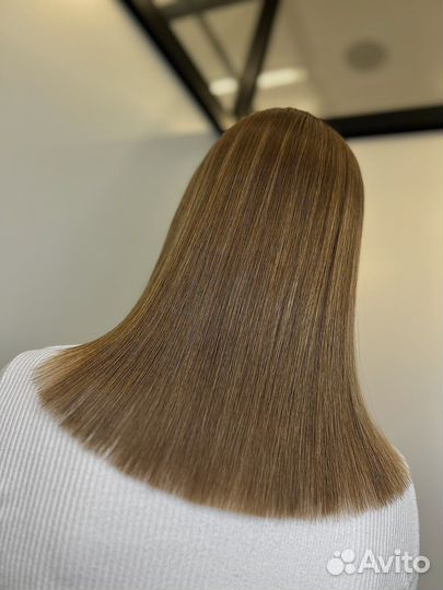 Кератиновое выпрямление волос на дому