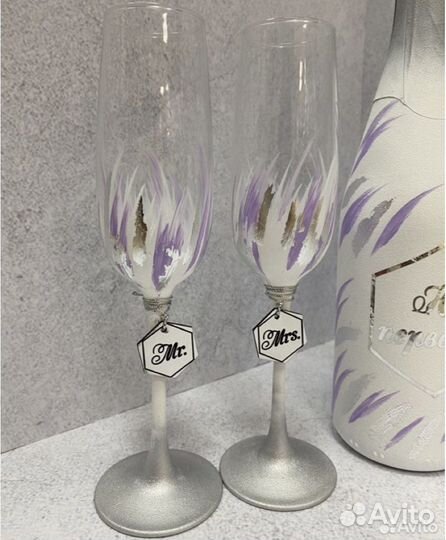 Бокалы для жениха и невесты
