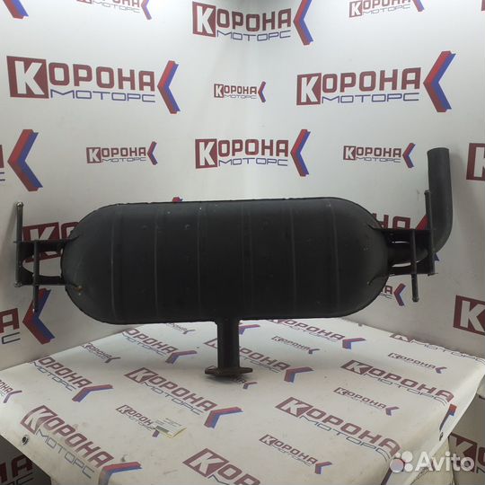 Глушитель задняя часть (бочка)