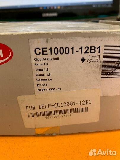 Катушка зажигания Delphi Opel Astra Meriva Combo