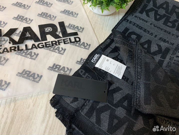 Шарф Karl Lagerfeld шёлк + шерсть