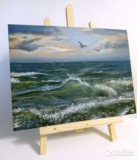 Картина с морским пейзажем 