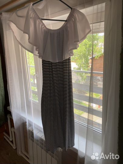 Платье в полоску