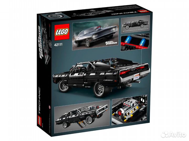 42111 lego Technic Dodge Charger Доминика Торетто