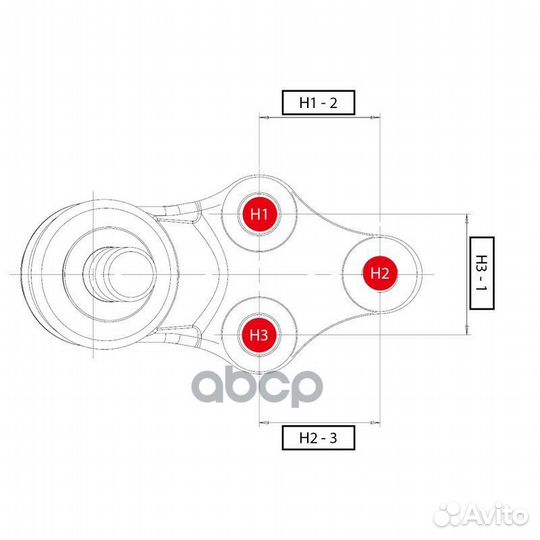 Опора шаровая замена CBT-41 Toyota RAV 4 SXA1 00