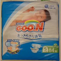 Подгузники Goon, Япония, 4-8кг 84шт, Москва