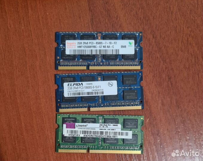Оперативная память для ноутбука ddr3