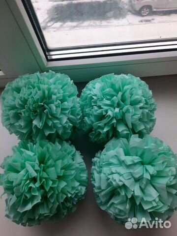 Новый костюм для танцев с помпонами