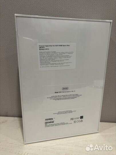 Apple iPad 10.2 Wi-Fi 64GB Серый космос