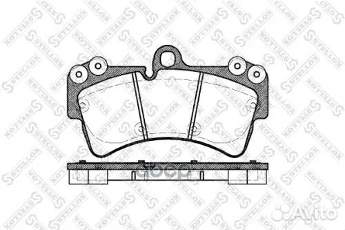 Колодки диск. п. VW Touareg 2.5TDi/3.2i перед