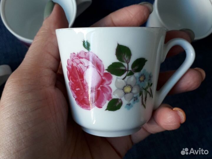 Кофейная чашка kahla роза пион