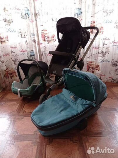 Детская коляска 3 в 1 Quinny