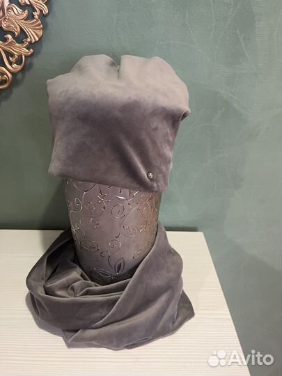 Комплект шапка и снуд