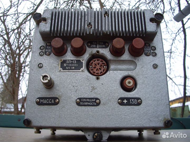 Блок питания 13 Вольт танковой радиостанции Р-123