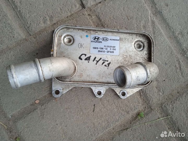 Масляный охладитель 264102f020 kia/hyundai D4HB