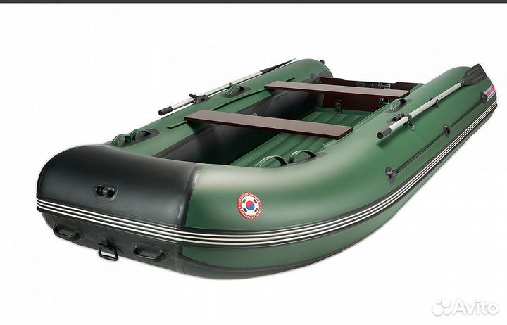 Лодка mishimo lite DF 430 (Зеленый-черный)