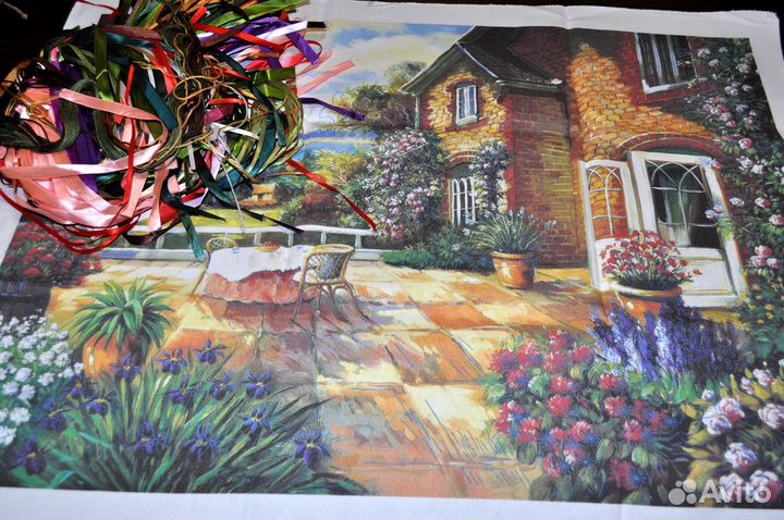 Вышивка лентами, набор для вышивания