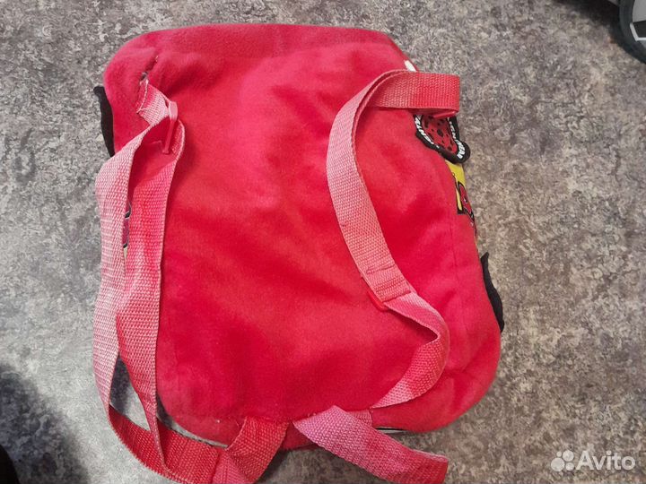 Рюкзак детский для мальчика молния mcqueen