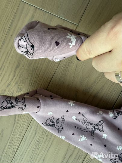 Комбинезон из футера с начесом (68 и 74)