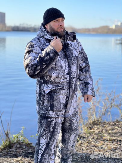 Костюм зимний для охоты и рыбалки бесшумный