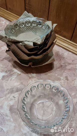 Салатница малая пиалы, розетка прозрачная